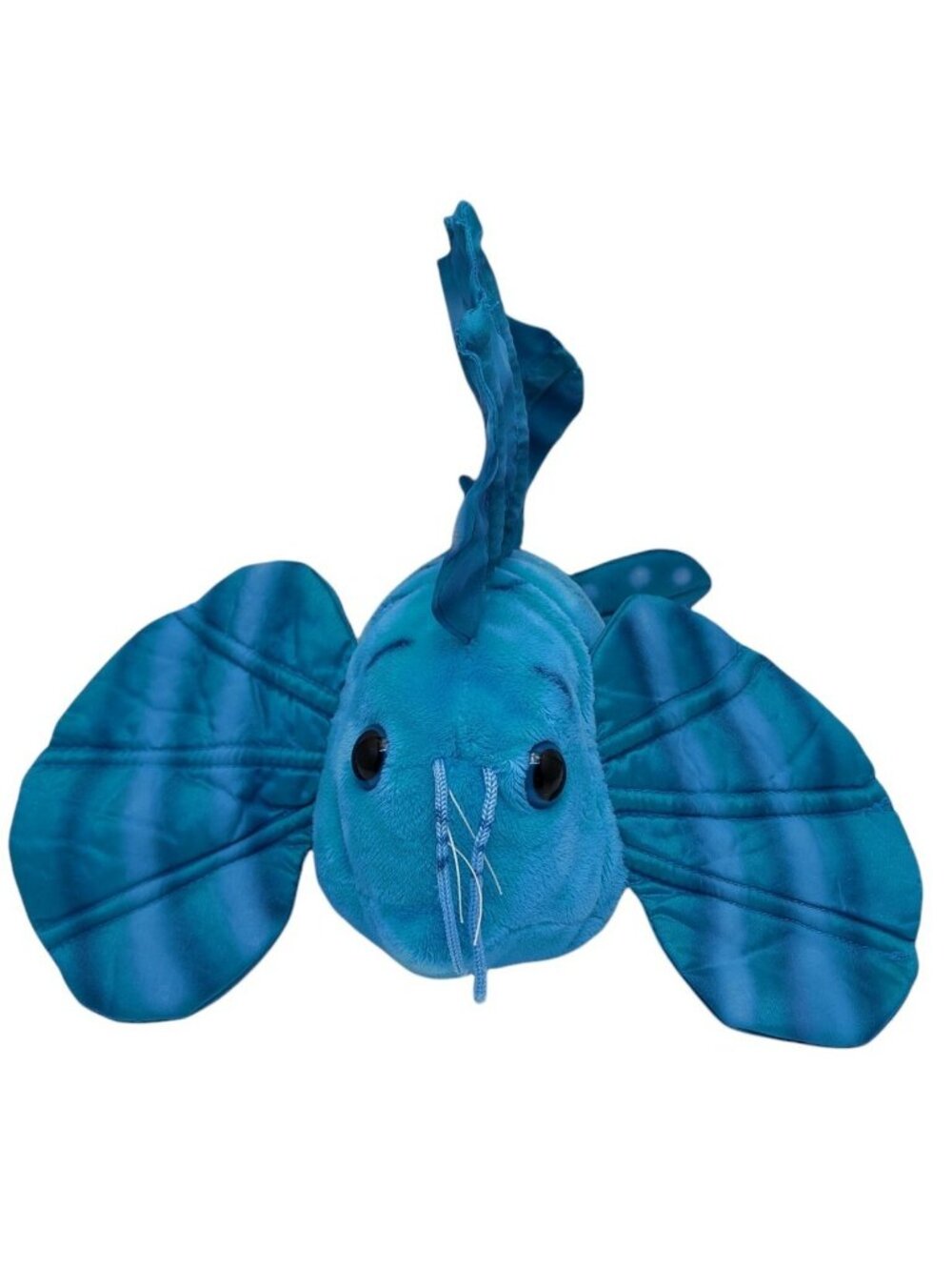 Wildlife Artists Tropical Fish Plush Teal Blue Stuffed Animal Toy 10"